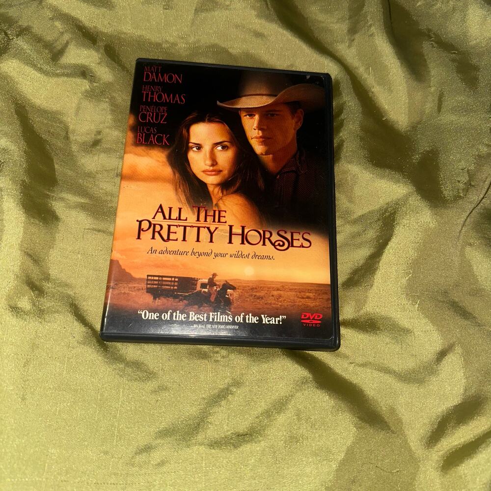 All the Pretty Horses DVD Matt Damon Penelope Cruz Drama